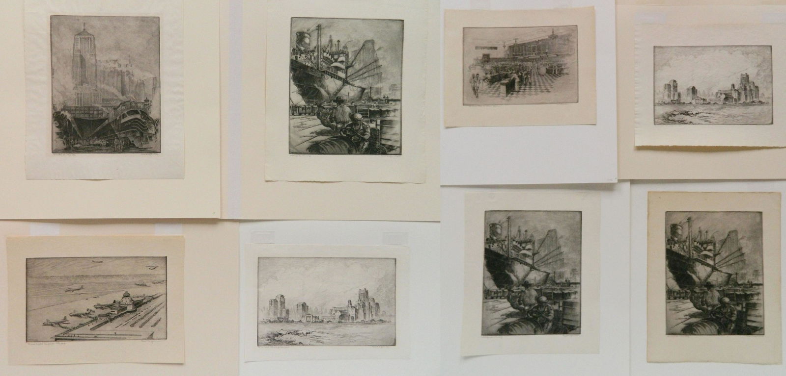 8 Kent Hagerman etchings (1 of 10)