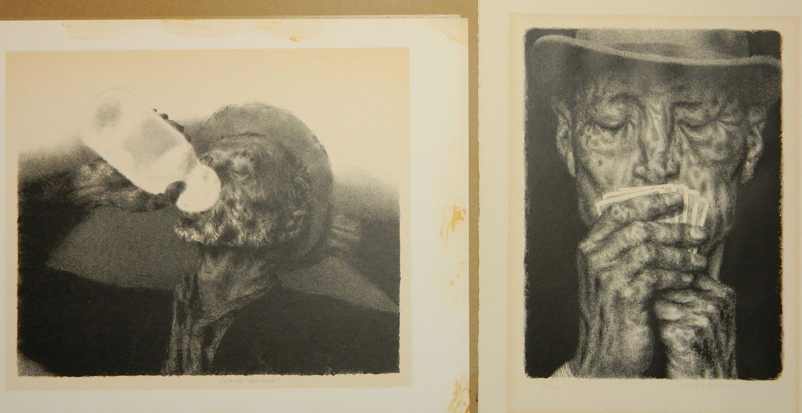 2 Joseph Hirsch lithographs (1 of 8)