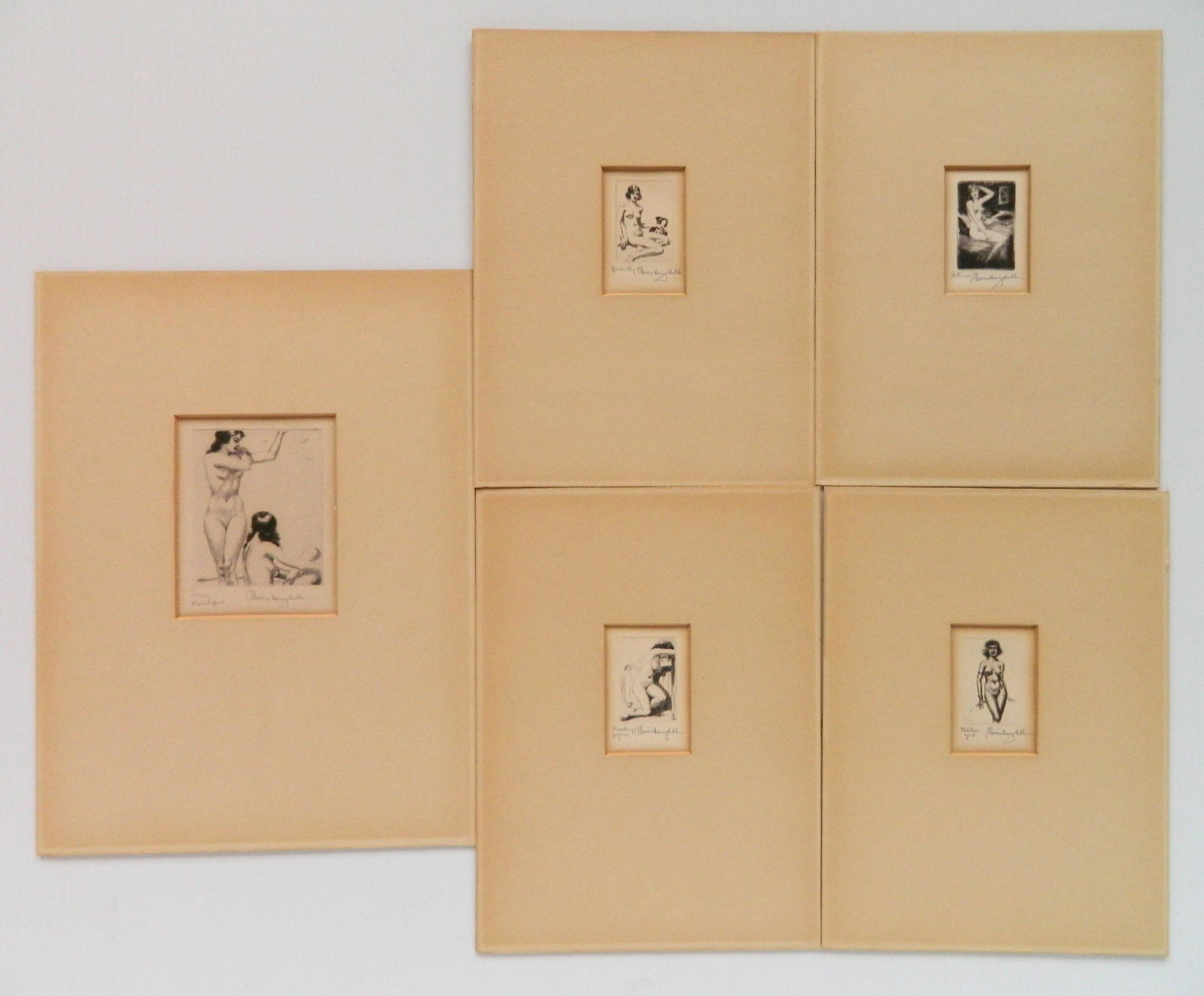 5 Morris Henry Hobbs etchings (1 of 7)