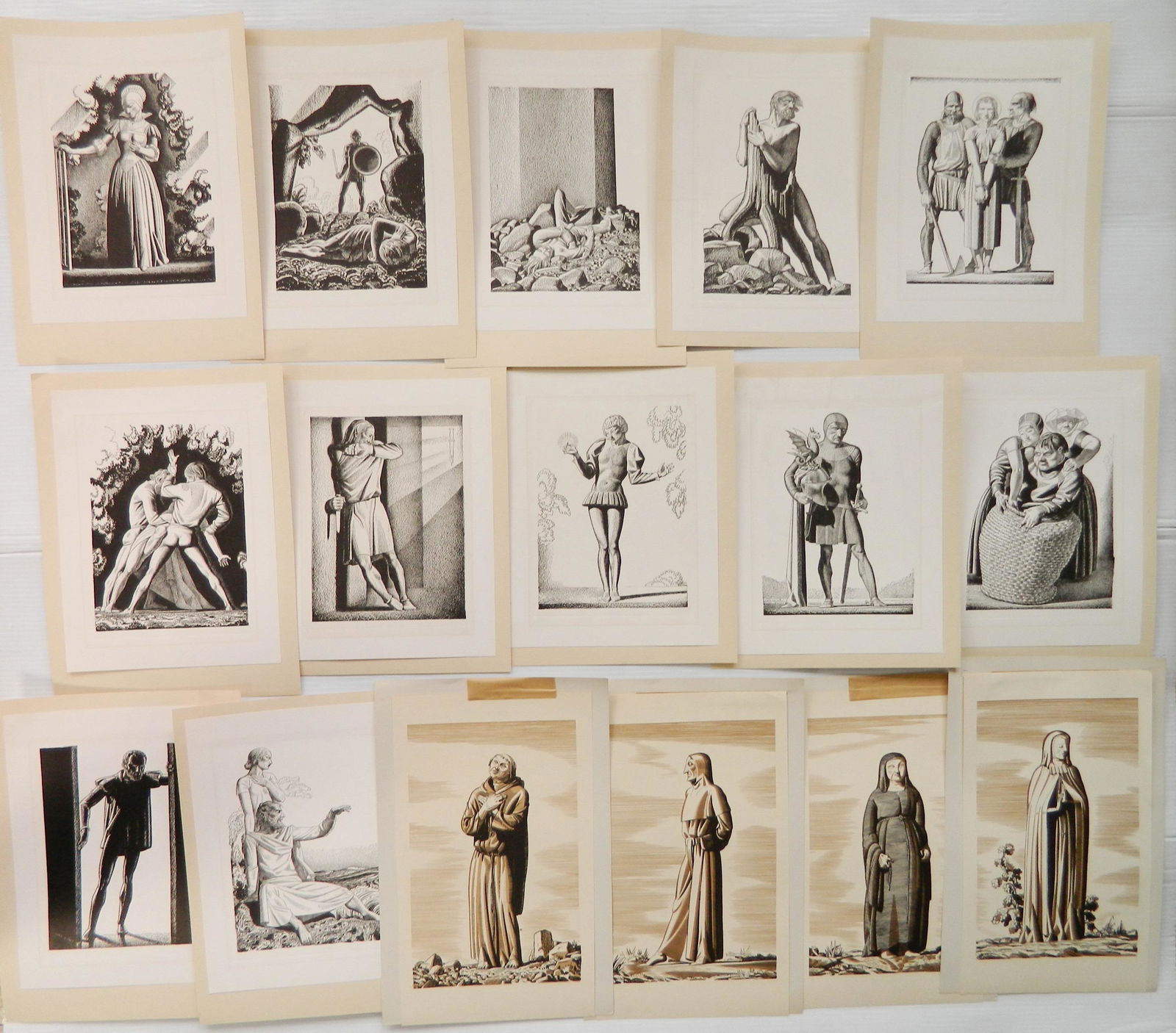 after Rockwell Kent- 16 book illustrations (1 of 5)