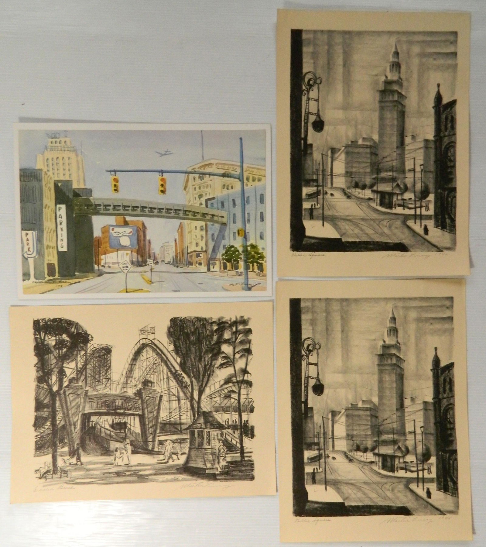 Martin Linsey 4 lithographs (1 of 6)