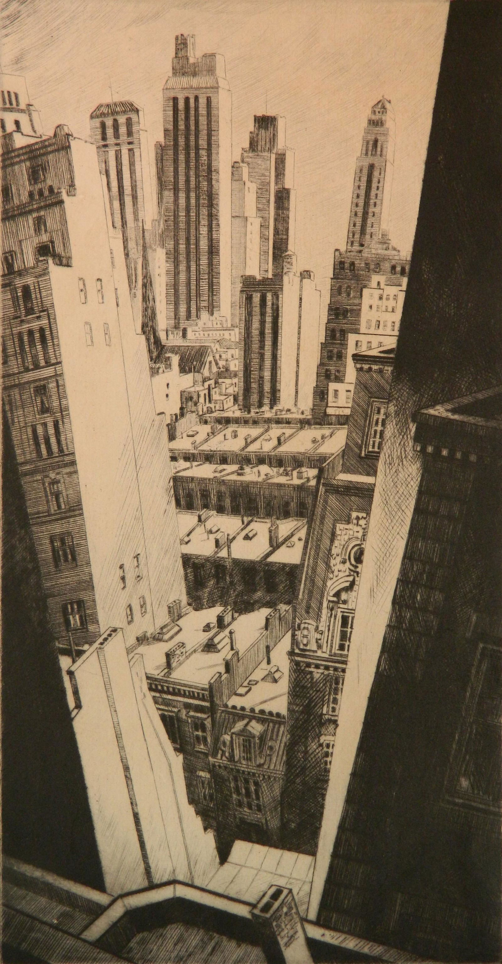 William Mc Nulty etching (1 of 4)