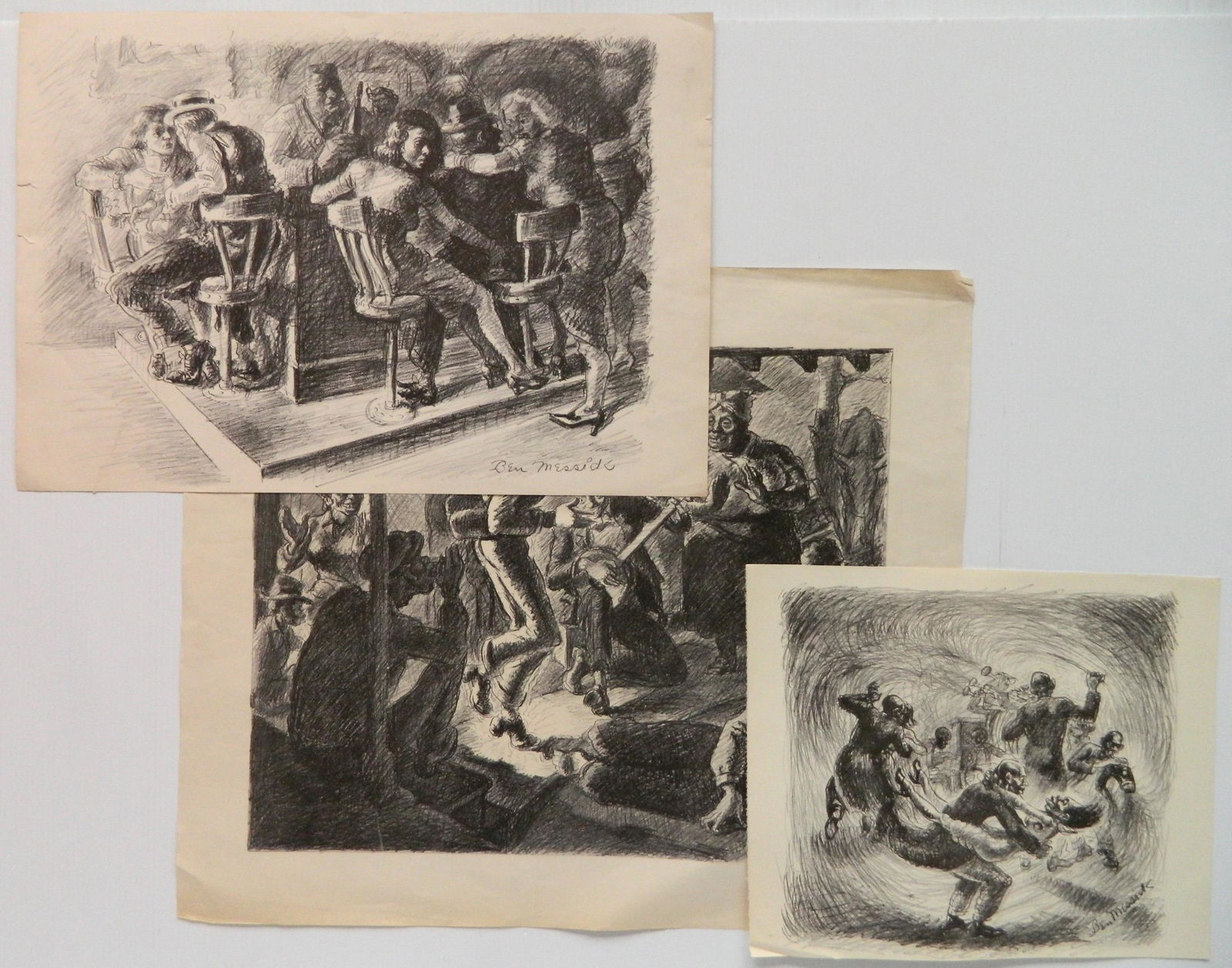 3 Ben Messick lithographs (1 of 4)