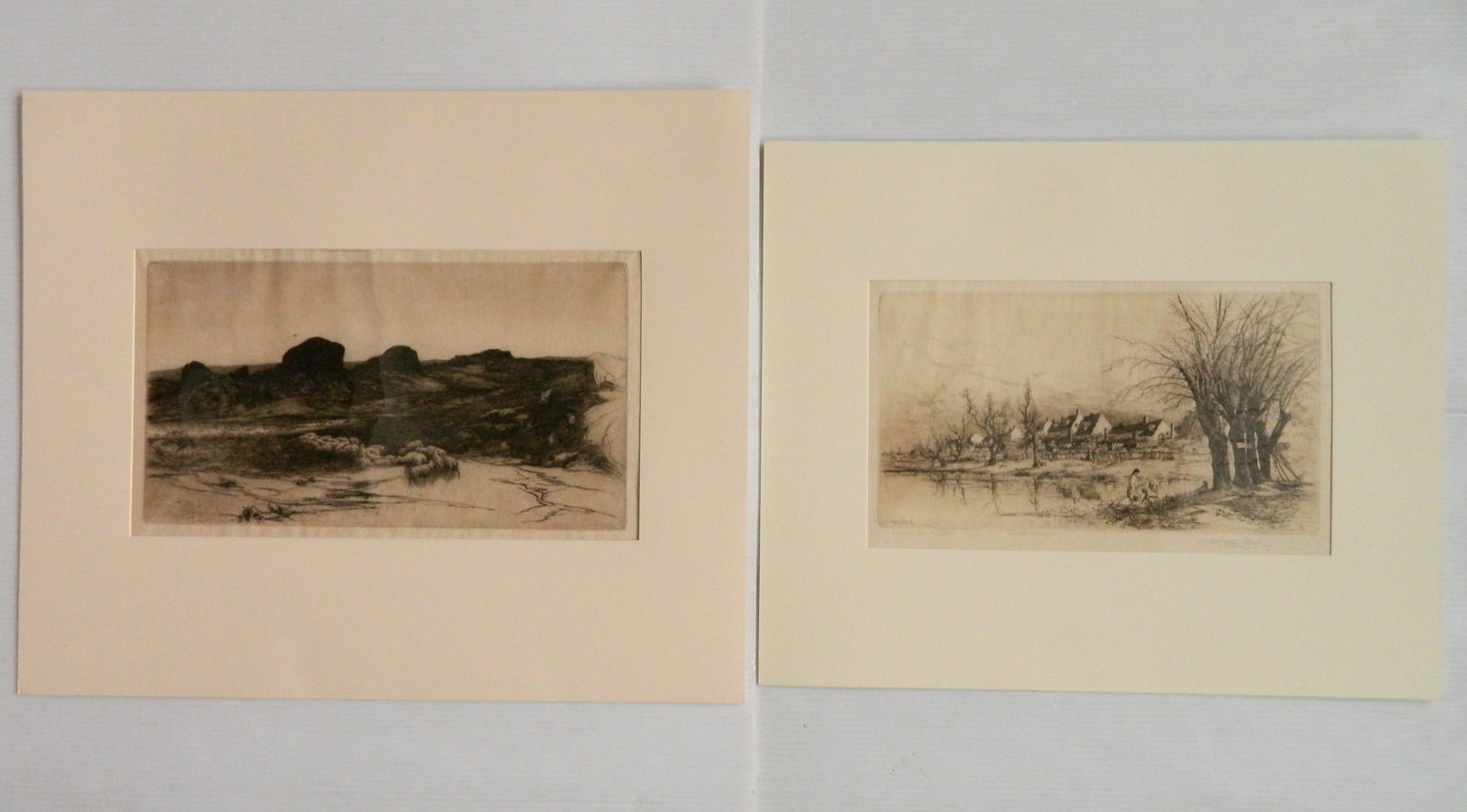2 Stephen Parrish etchings (1 of 6)