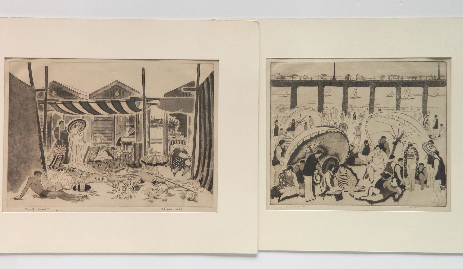 2 Salvatore Pinto etchings (1 of 6)