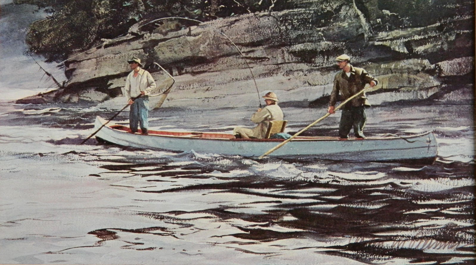 Ogden Pleissner color print (1 of 4)