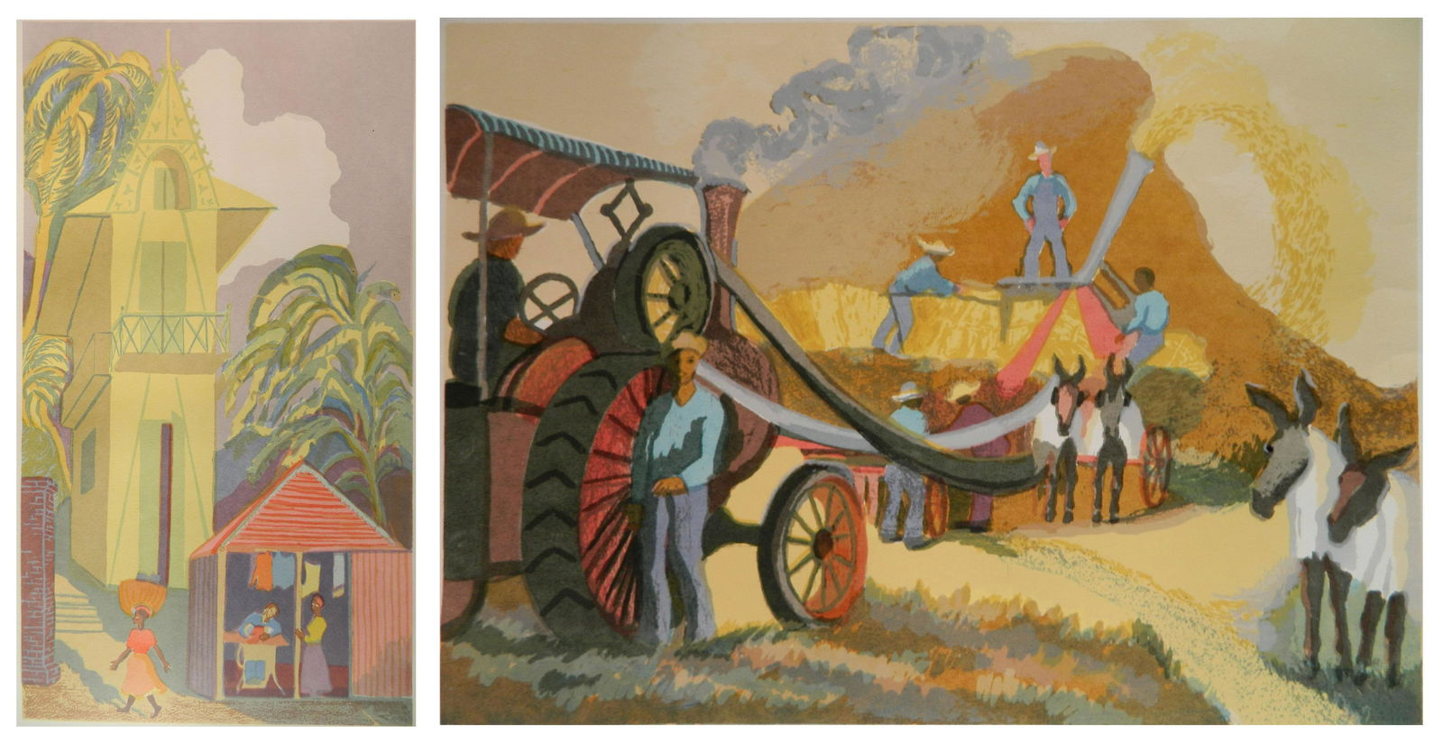 2 Ruth Starr Rose serigraphs (1 of 5)