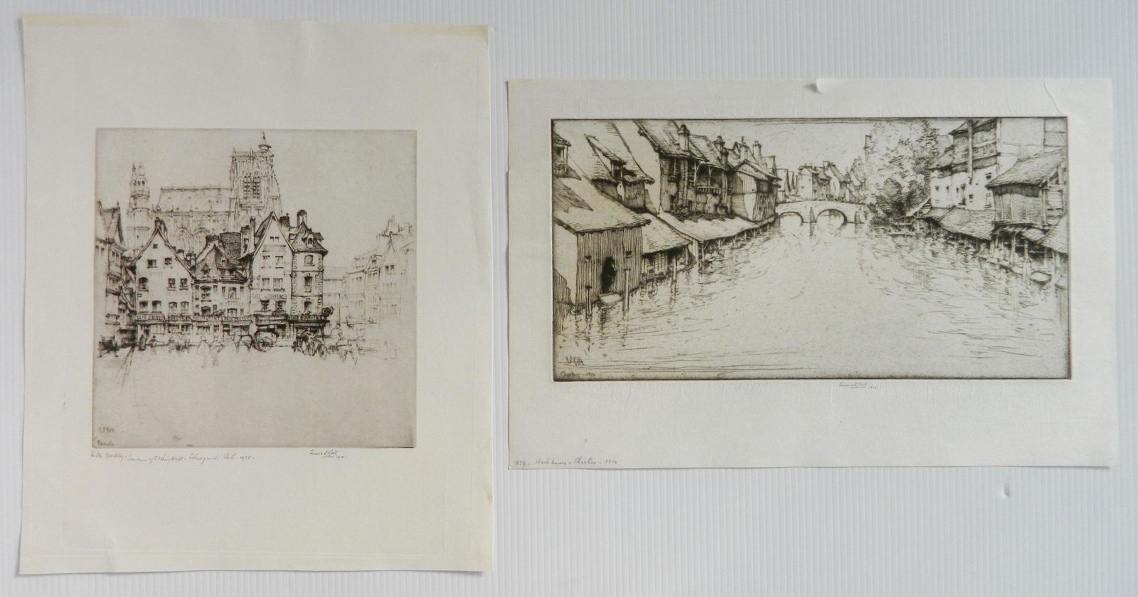 2 Ernest D. Roth etchings (1 of 6)