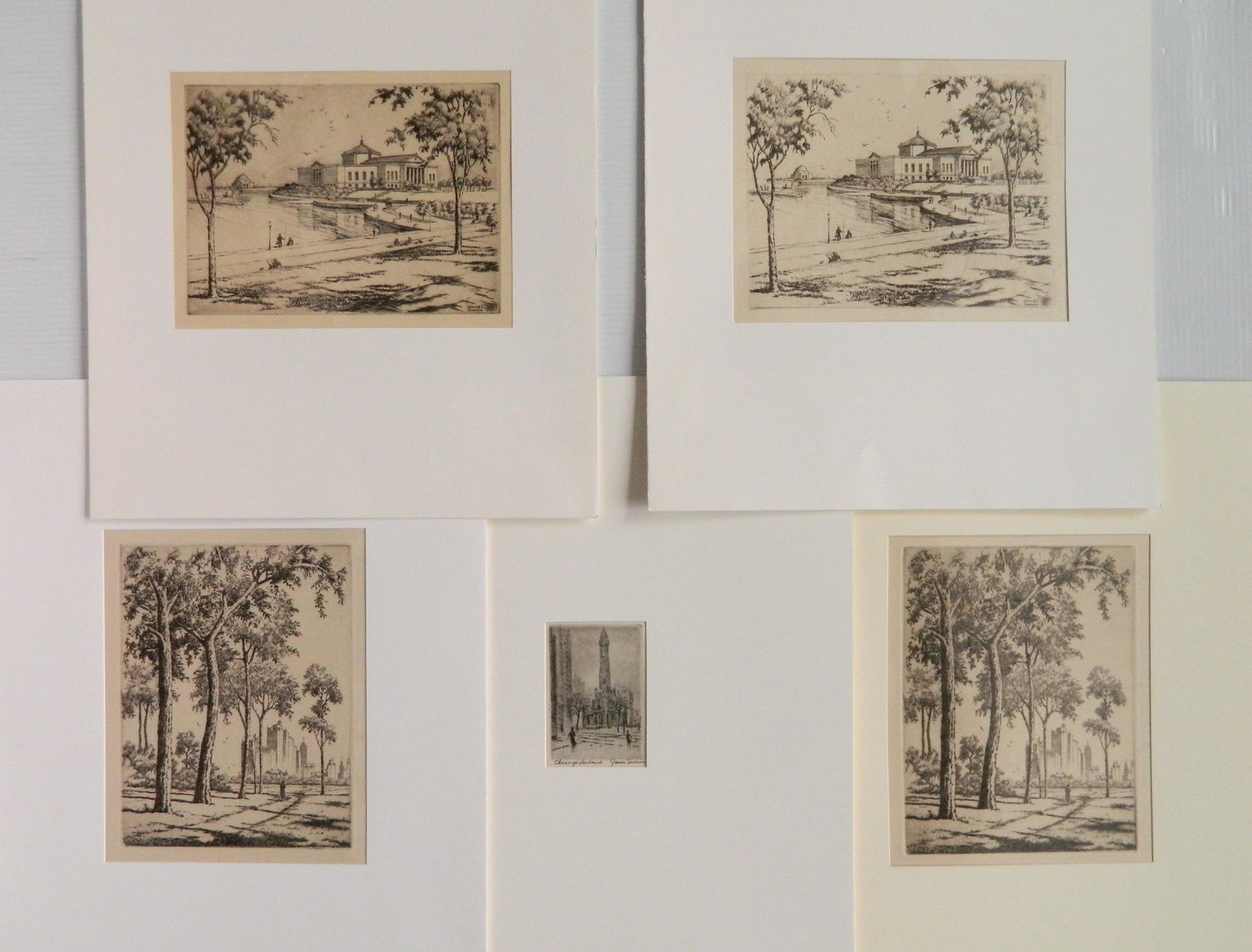 5 James Swann etchings (1 of 5)