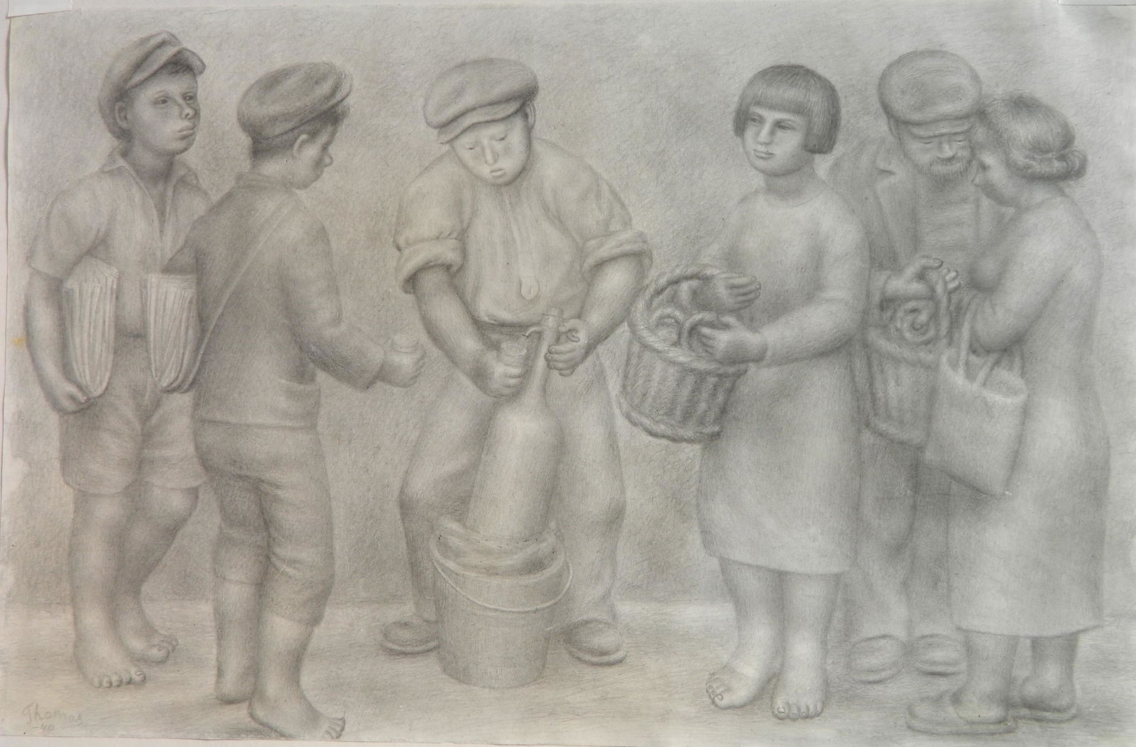 Allan A. F. Thomas graphite (1 of 4)