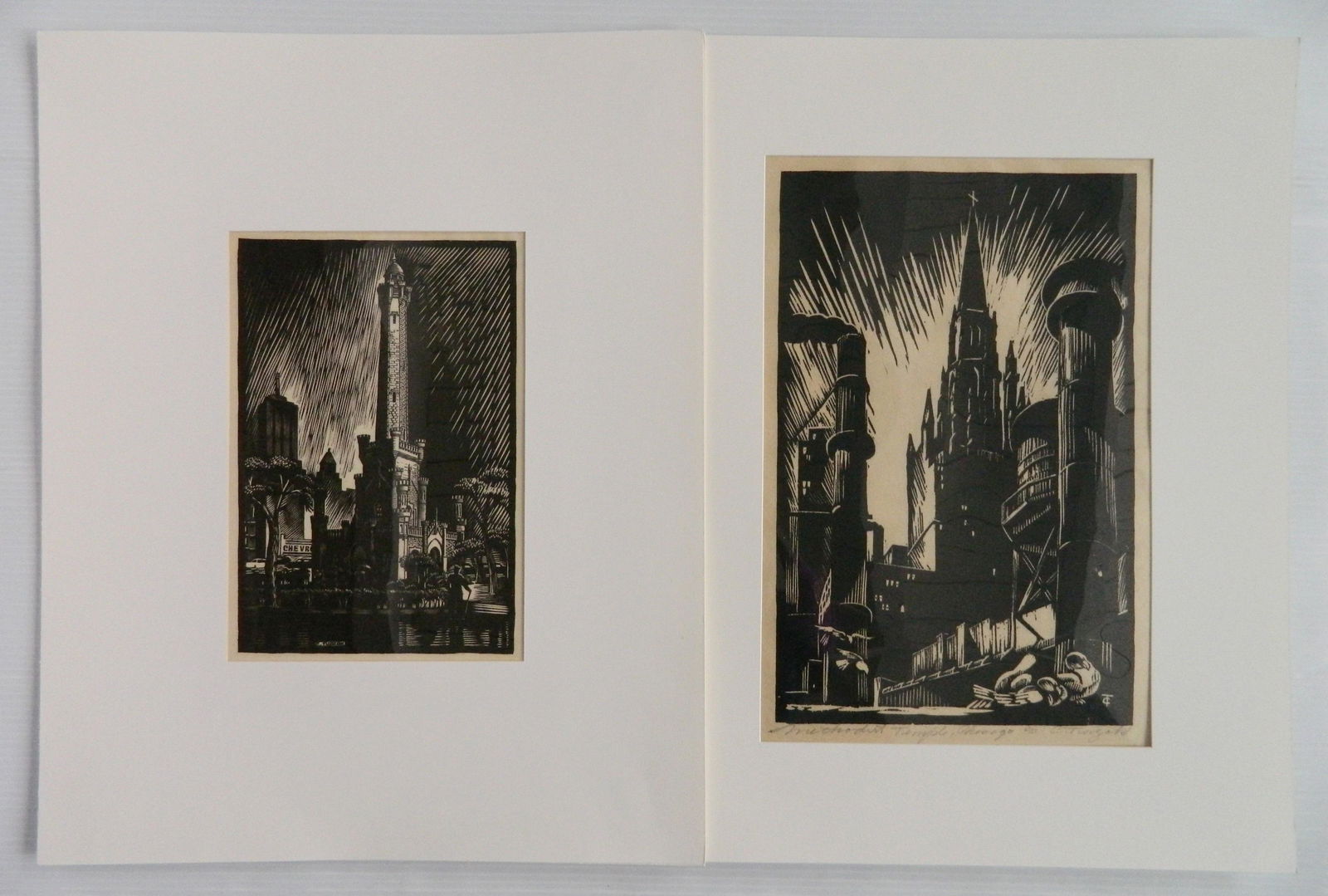 2 Charles Turzak woodcuts (1 of 3)