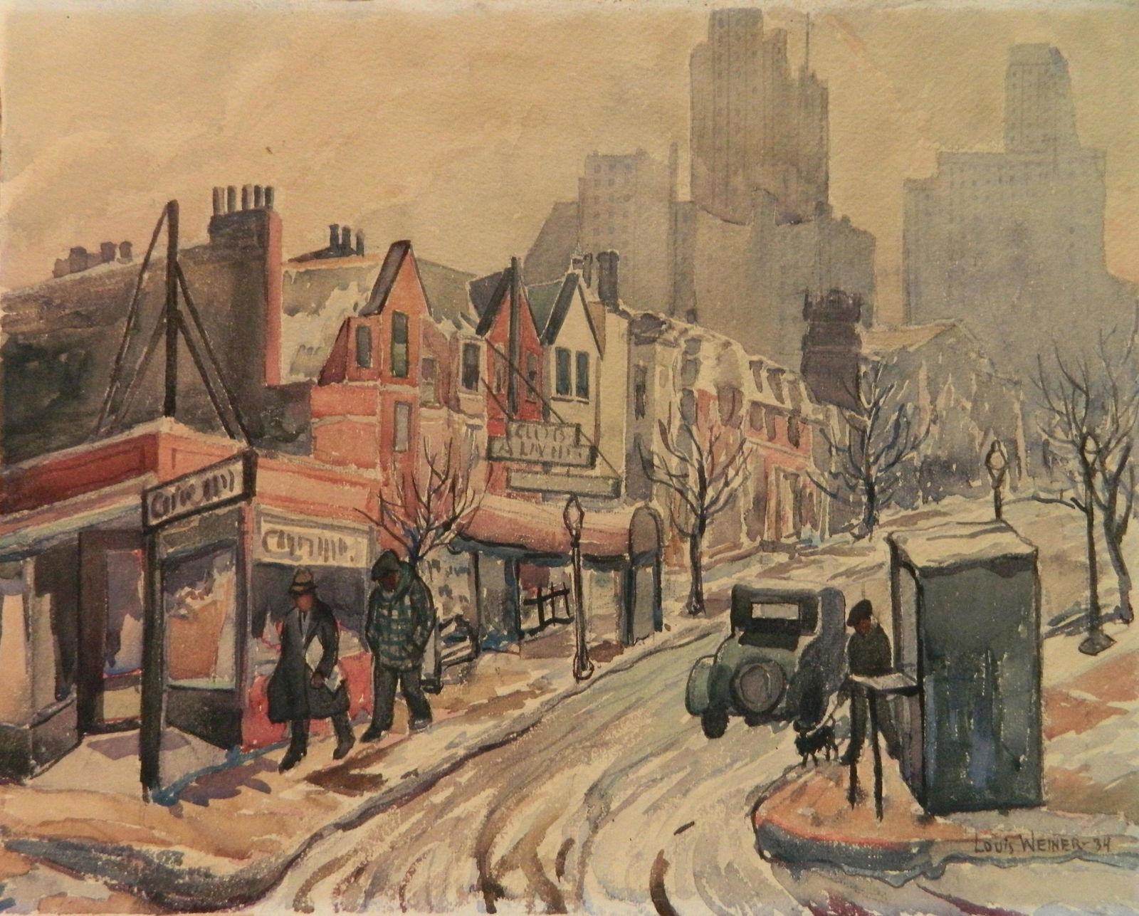 Louis Weiner watercolor (1 of 4)