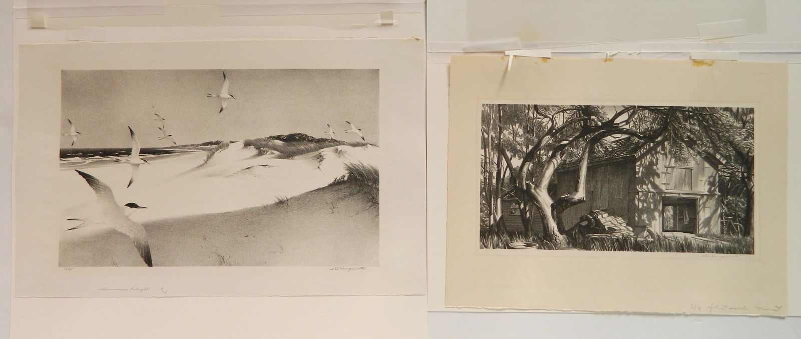 2 Stow Wengenroth lithographs (1 of 6)