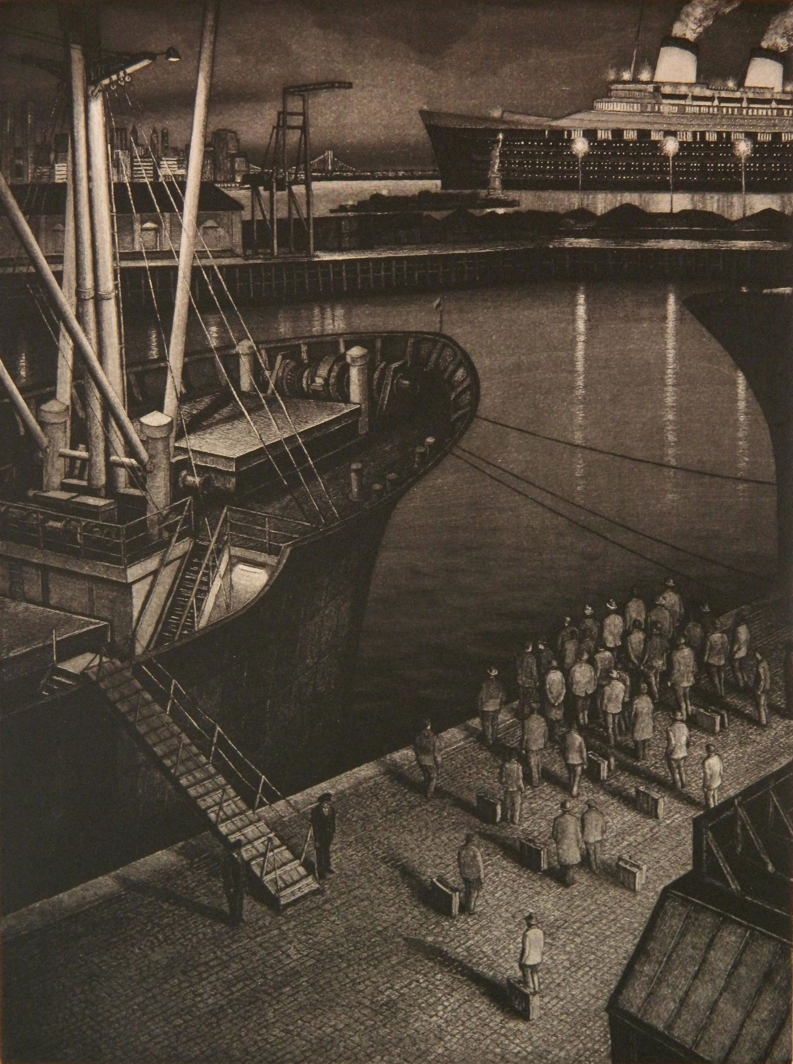 Peter Brauninger etching (1 of 4)