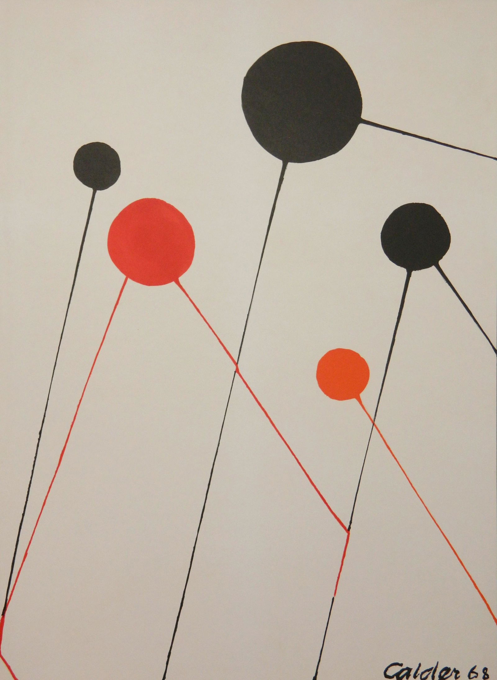 Alexander Calder lithograph (1 of 3)