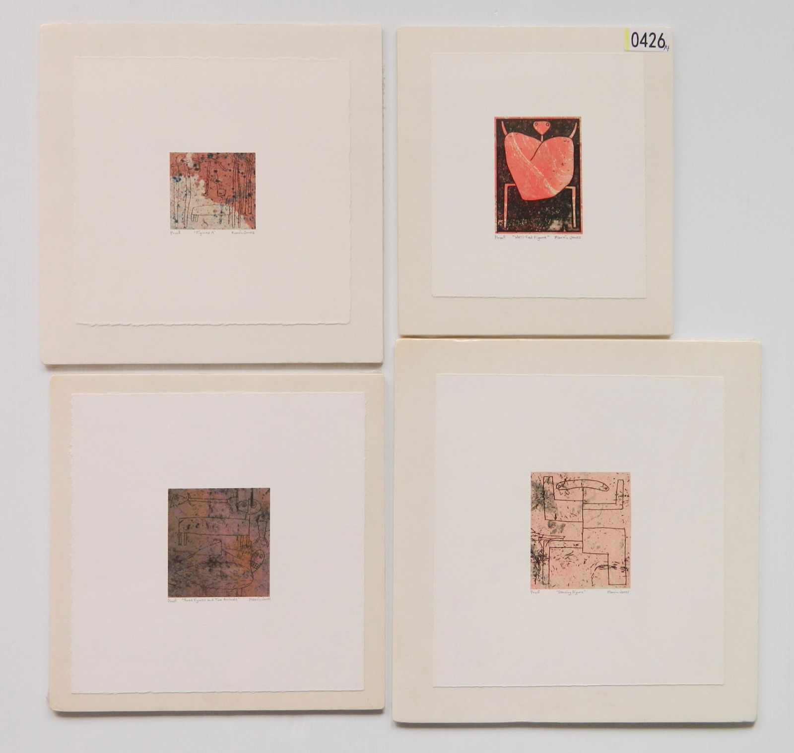 Marvin Jones 4 relief prints (1 of 7)