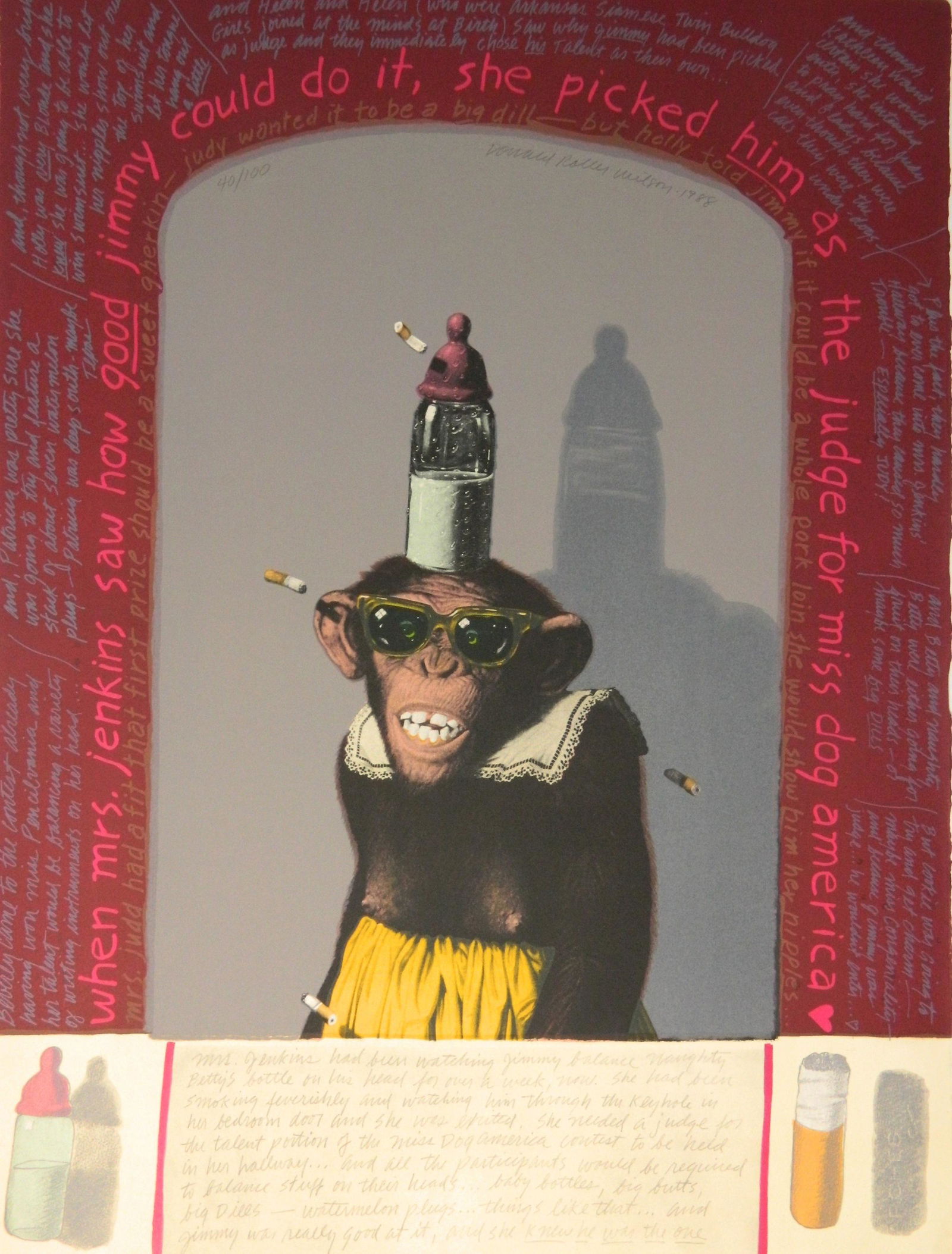 Donald Roller Wilson lithograph (1 of 4)