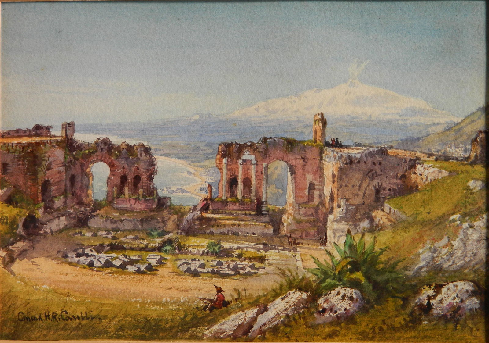 Conrad H. R. Carelli gouache (1 of 4)