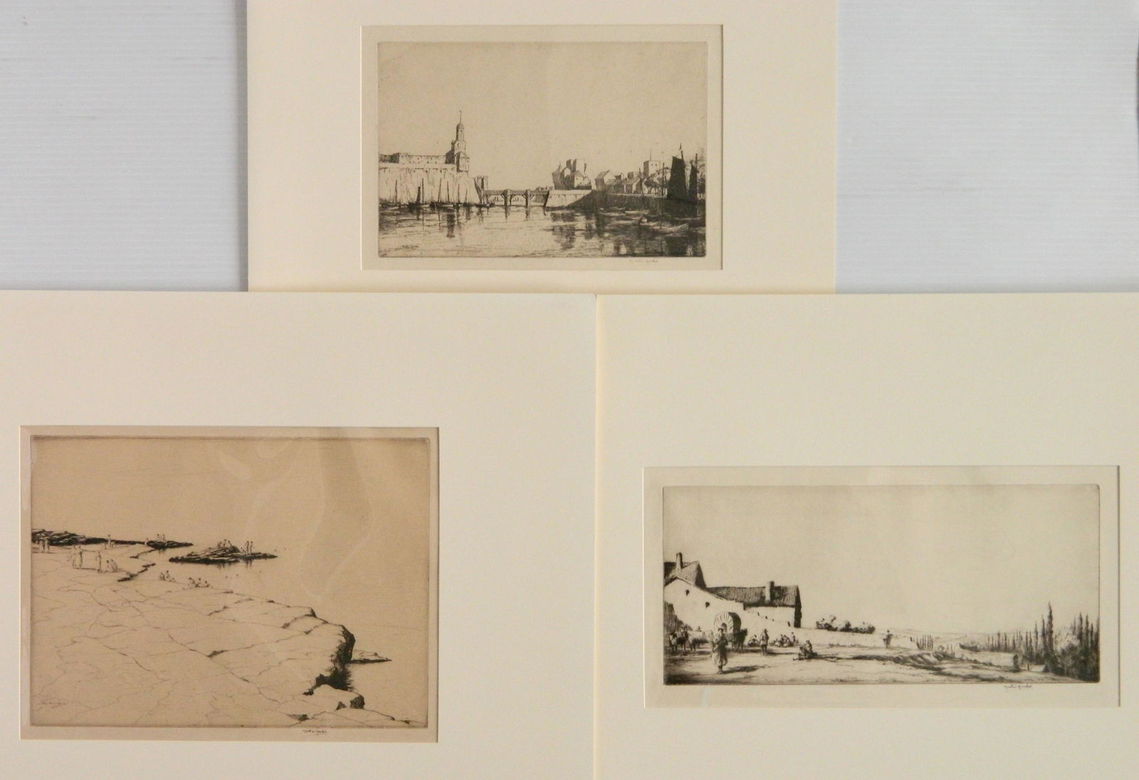 3 Martin Hardie etchings (1 of 5)