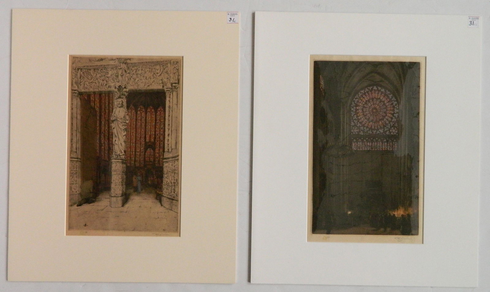 2 Tavik F. Simon etchings (1 of 7)