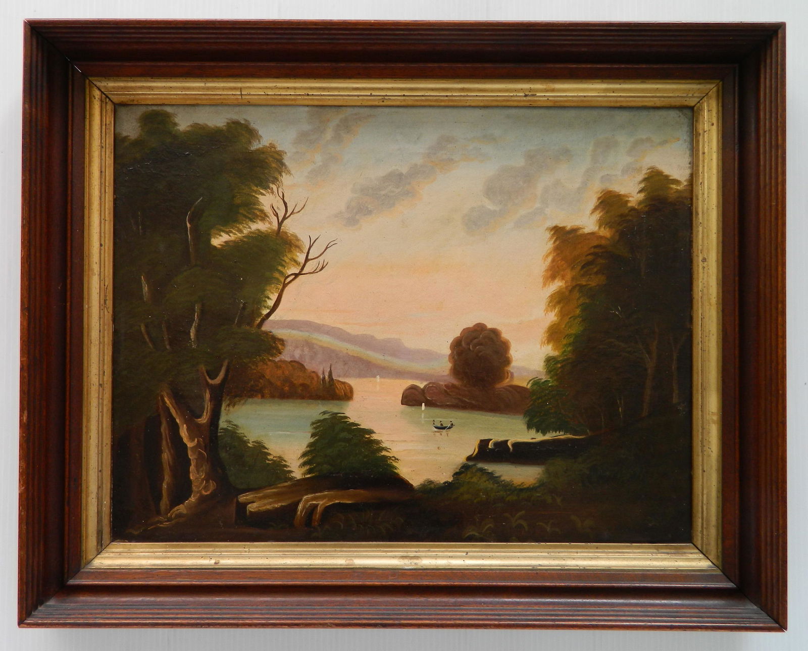 19th c. American School oil (1 of 3)