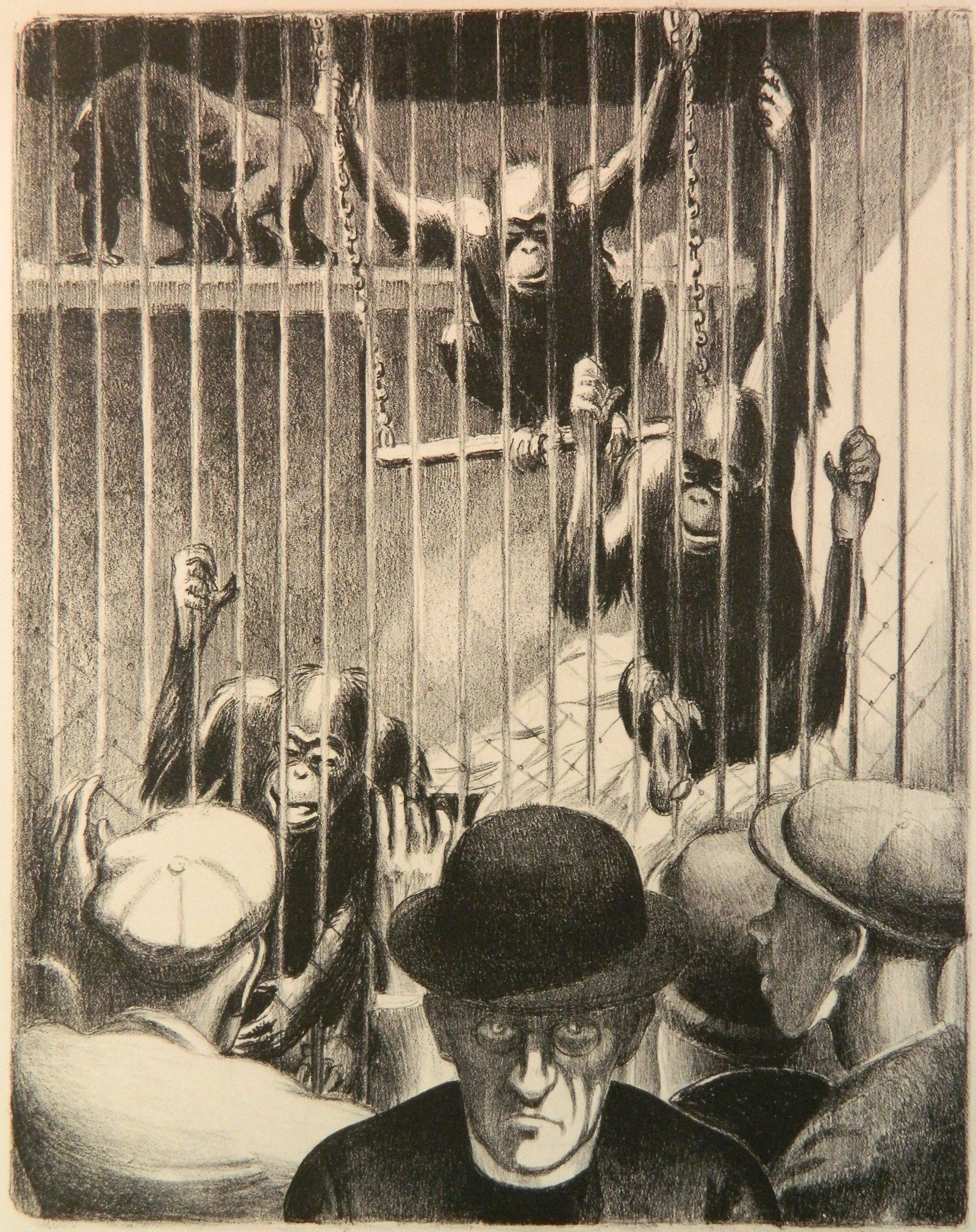 Mabel Dwight lithograph: Mabel Dwight (American 1875-1955)- ''Brothers'' (Robinson & Pirog 25)- lithograph on ivory rives wove paper, 1928, signed and dated in pencil, very good condition. 12 1/2 x 9 7/8''