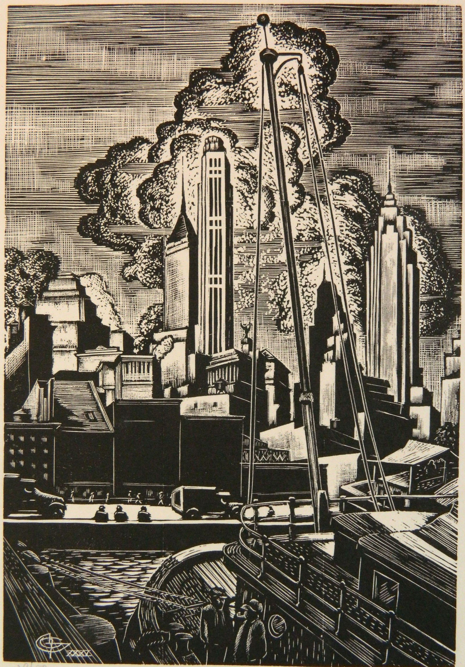 Hendrik Glintemkamp woodcut (1 of 4)