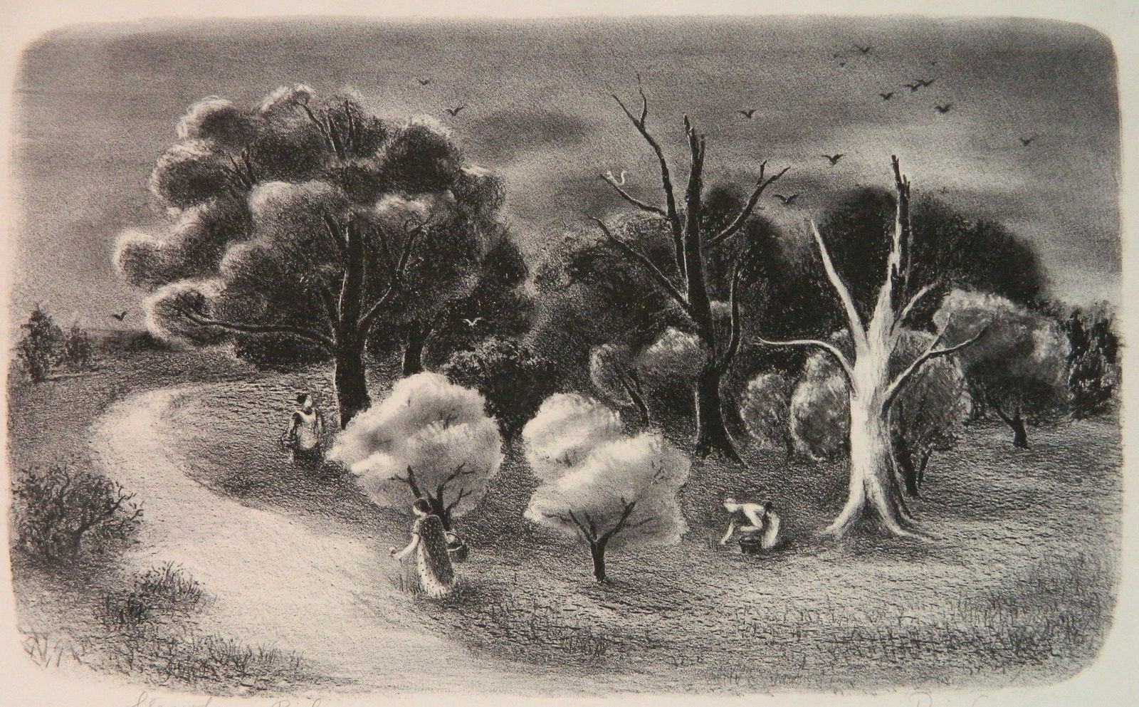 Doris Lee lithograph (1 of 4)