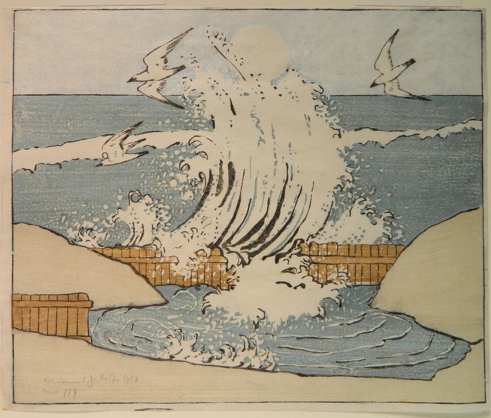 Bror J. O. Nordfeldt woodcut (1 of 4)