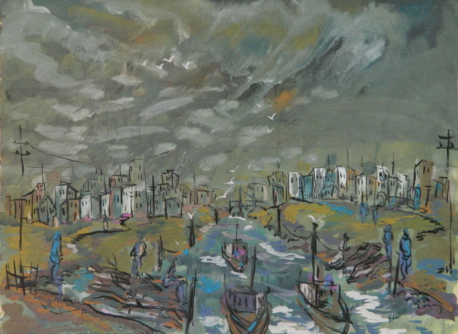 Ellen A. Ochi gouache (1 of 4)