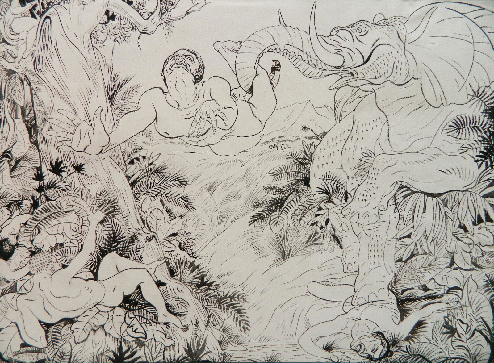 Paul B. Travis pen and ink (1 of 4)