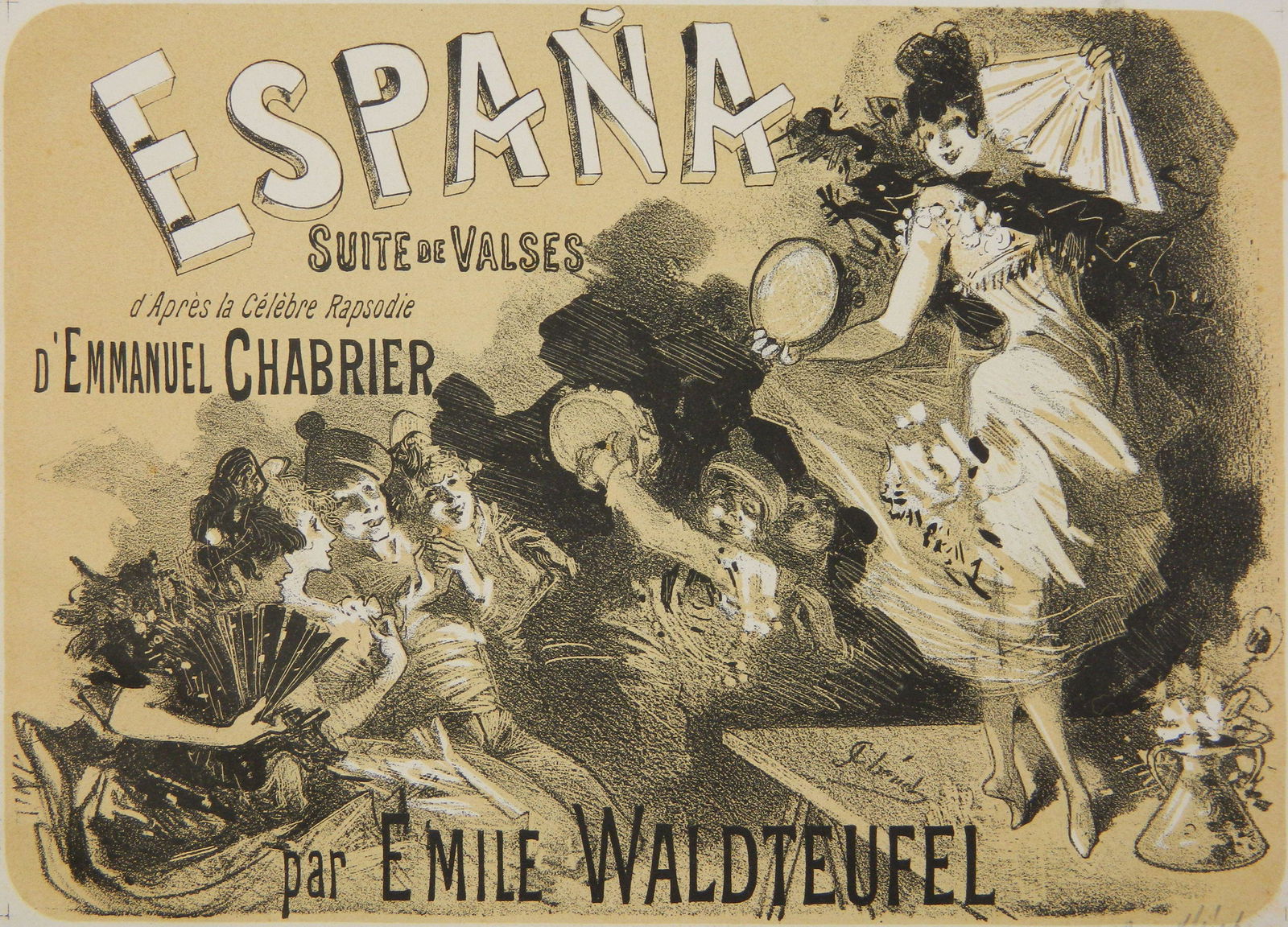 Jules Cheret lithograph (1 of 5)