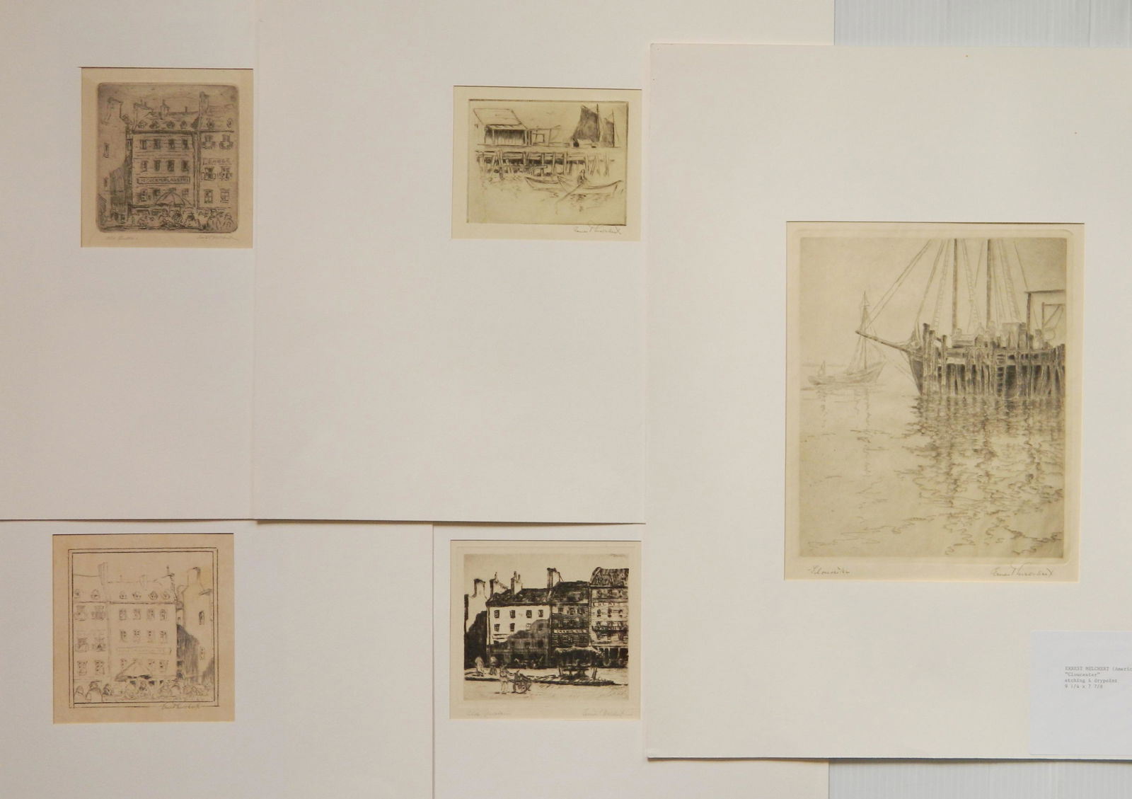 Ernest Melchert 1 drawing and 4 prints (1 of 10)