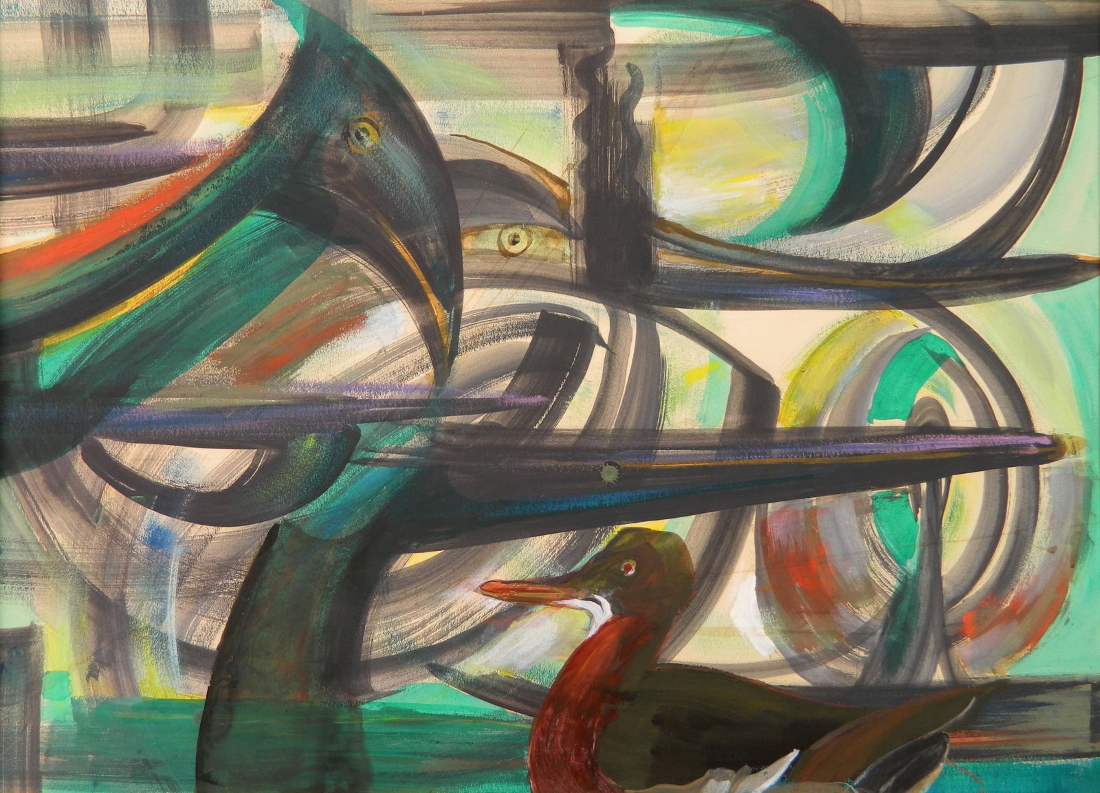 20th c. American School watercolor (1 of 7)