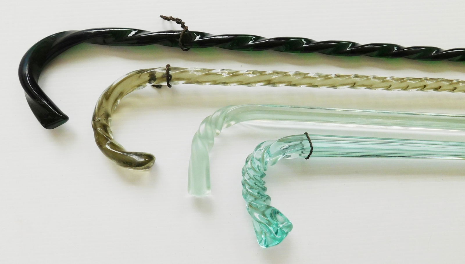 4 Vintage glass canes (1 of 4)