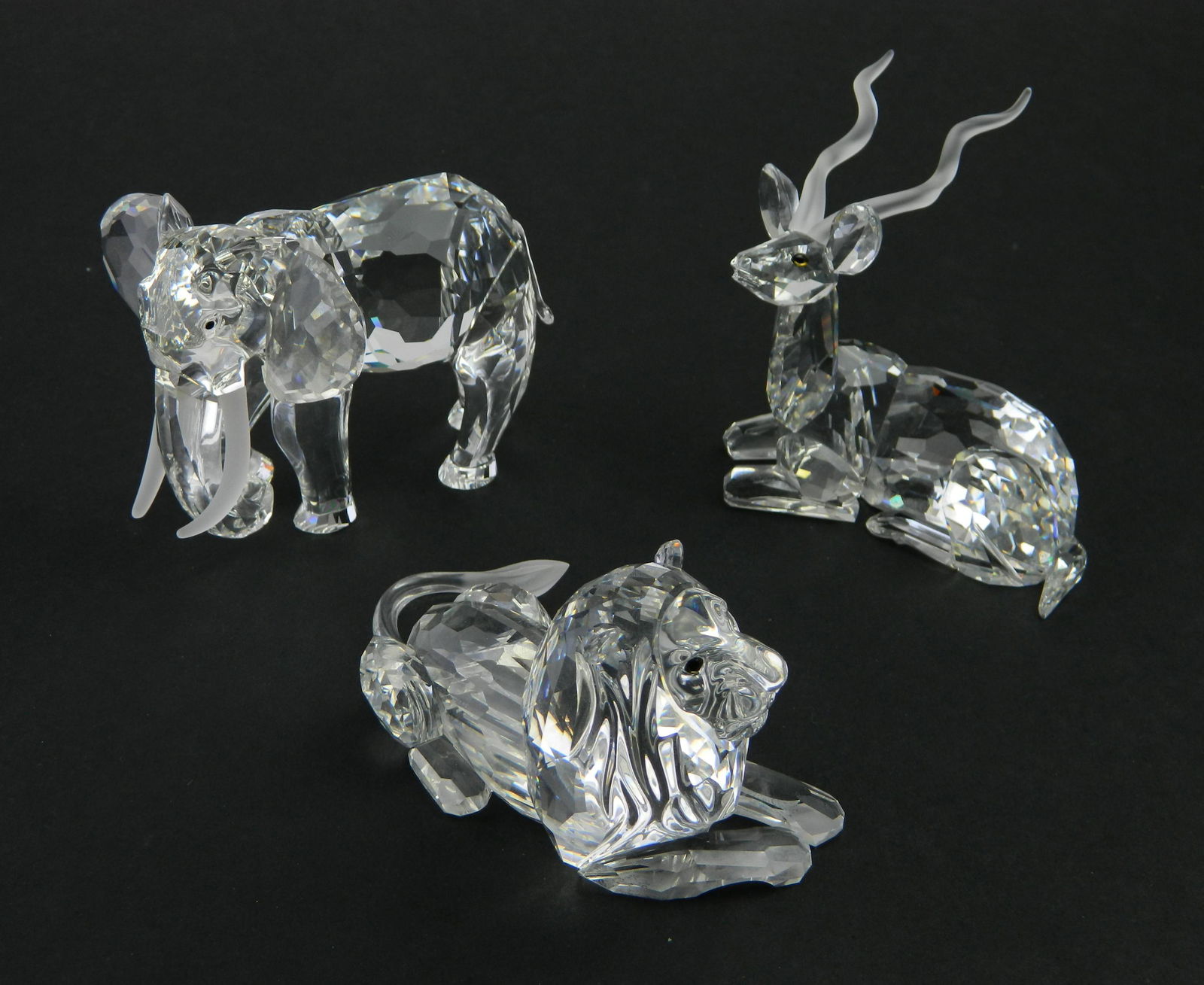 3 Swarovski crystal ''Inspiration Africa'' figurines (1 of 6)