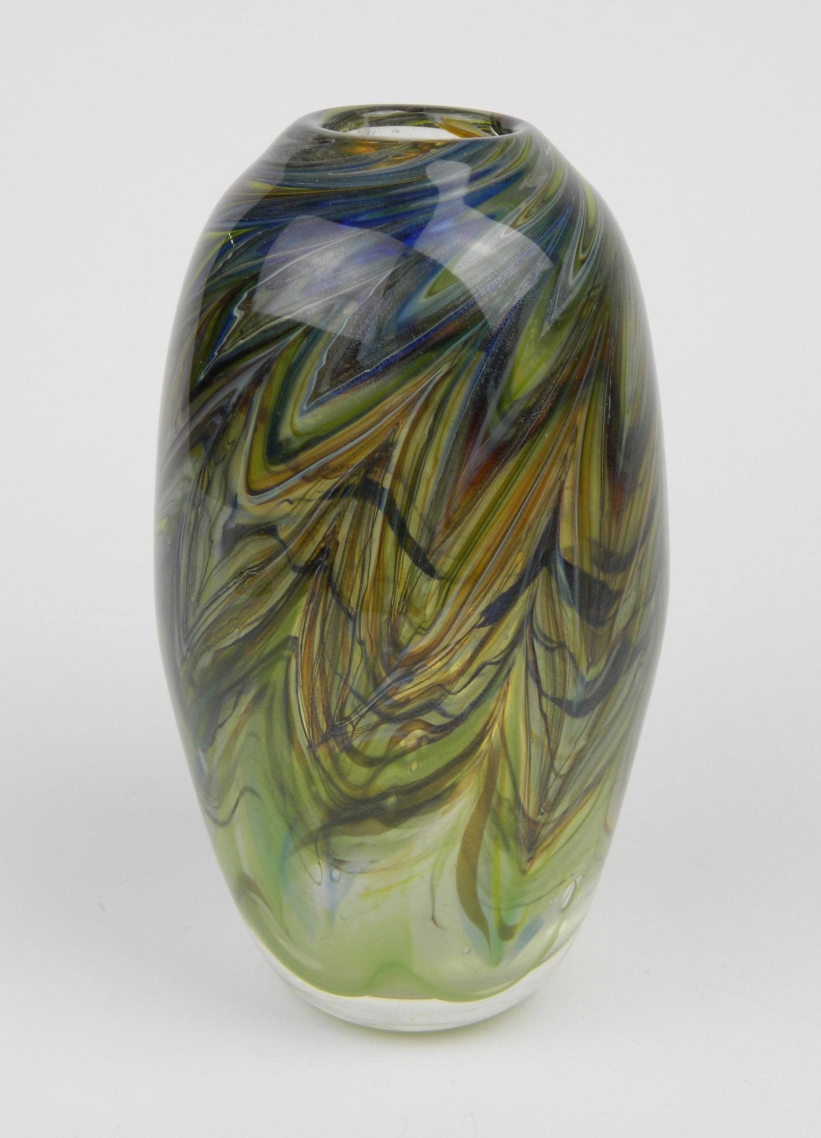Mark Russel art glass vase (1 of 4)