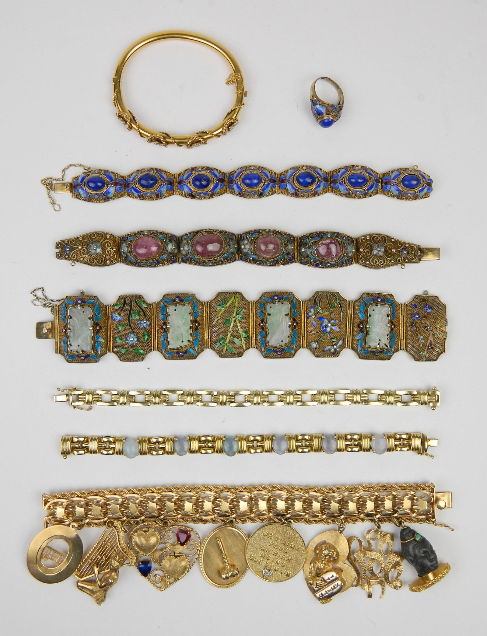 4 gold bracelets (1 of 4)