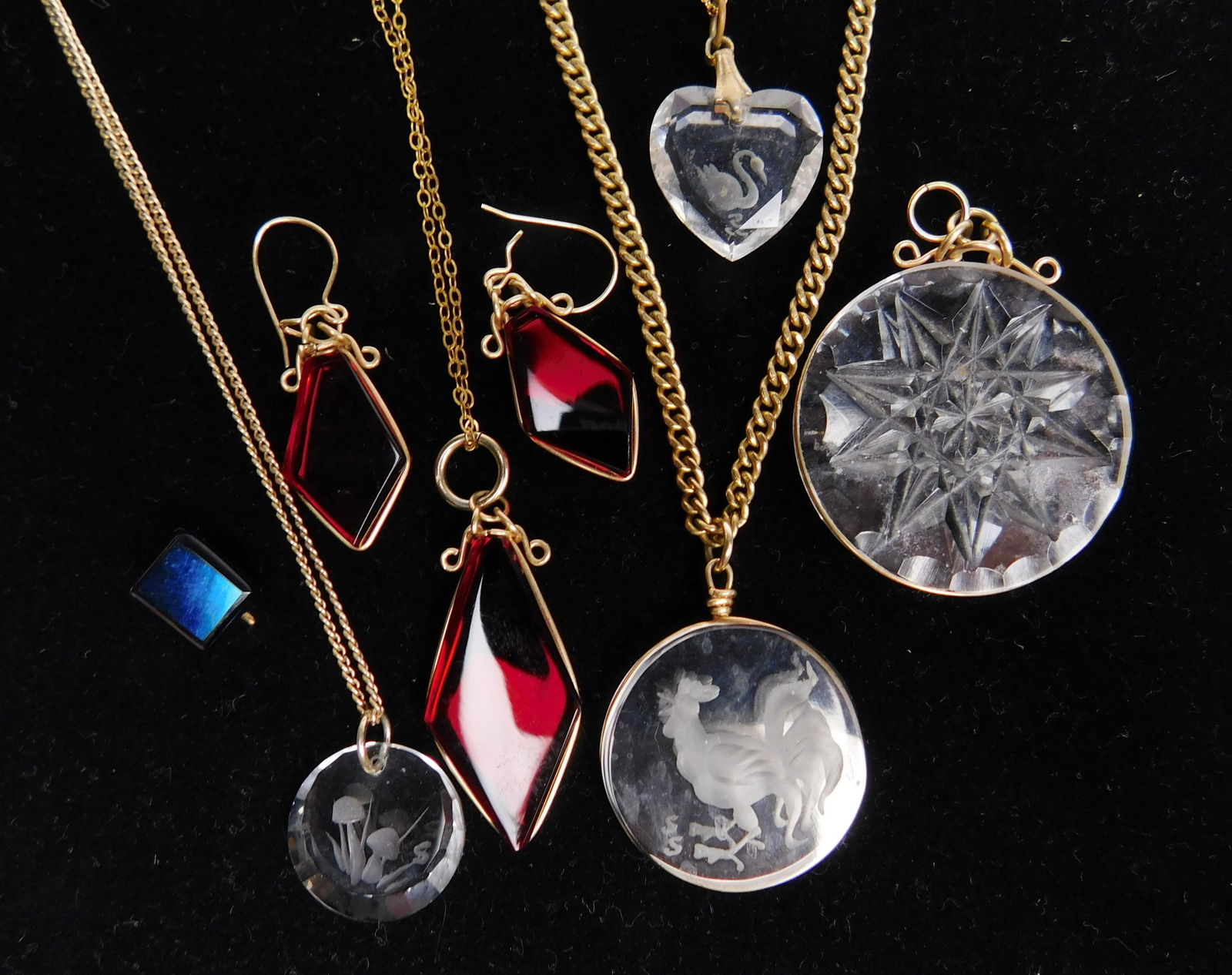 Steuben glass jewelry (1 of 7)