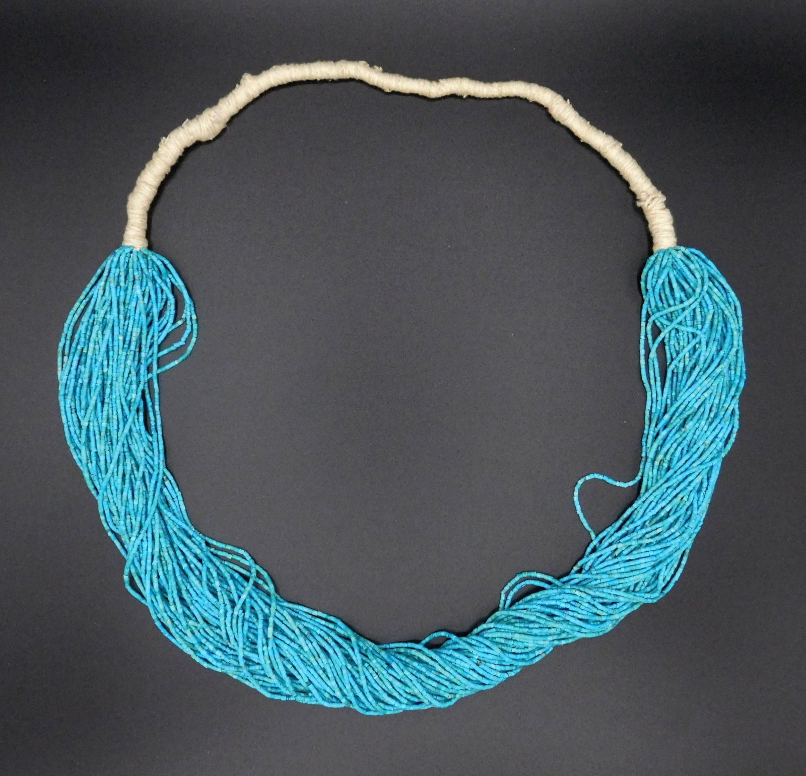 American Indian turquoise strand necklace (1 of 3)