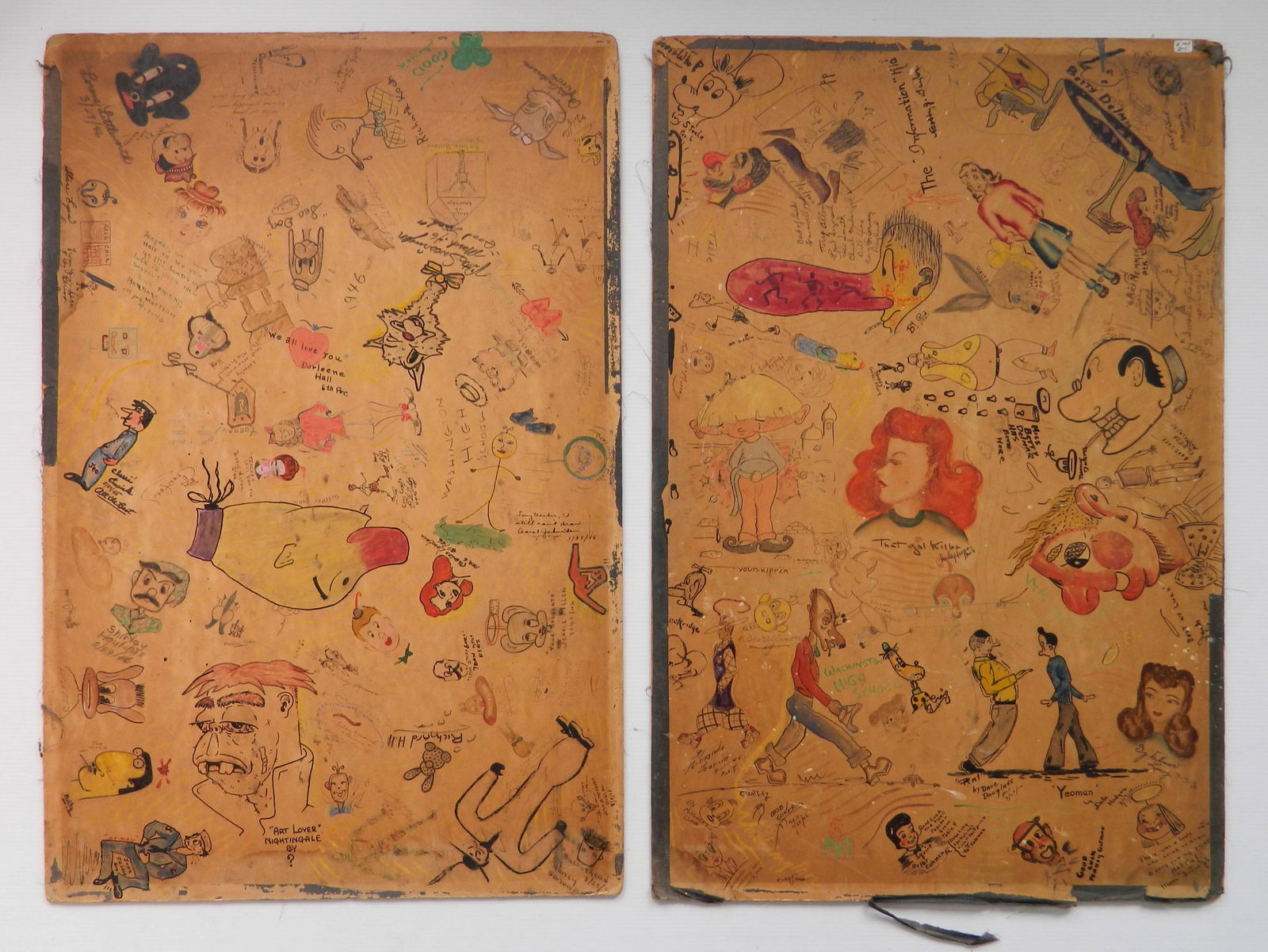 1946 High School students drawings (1 of 4)