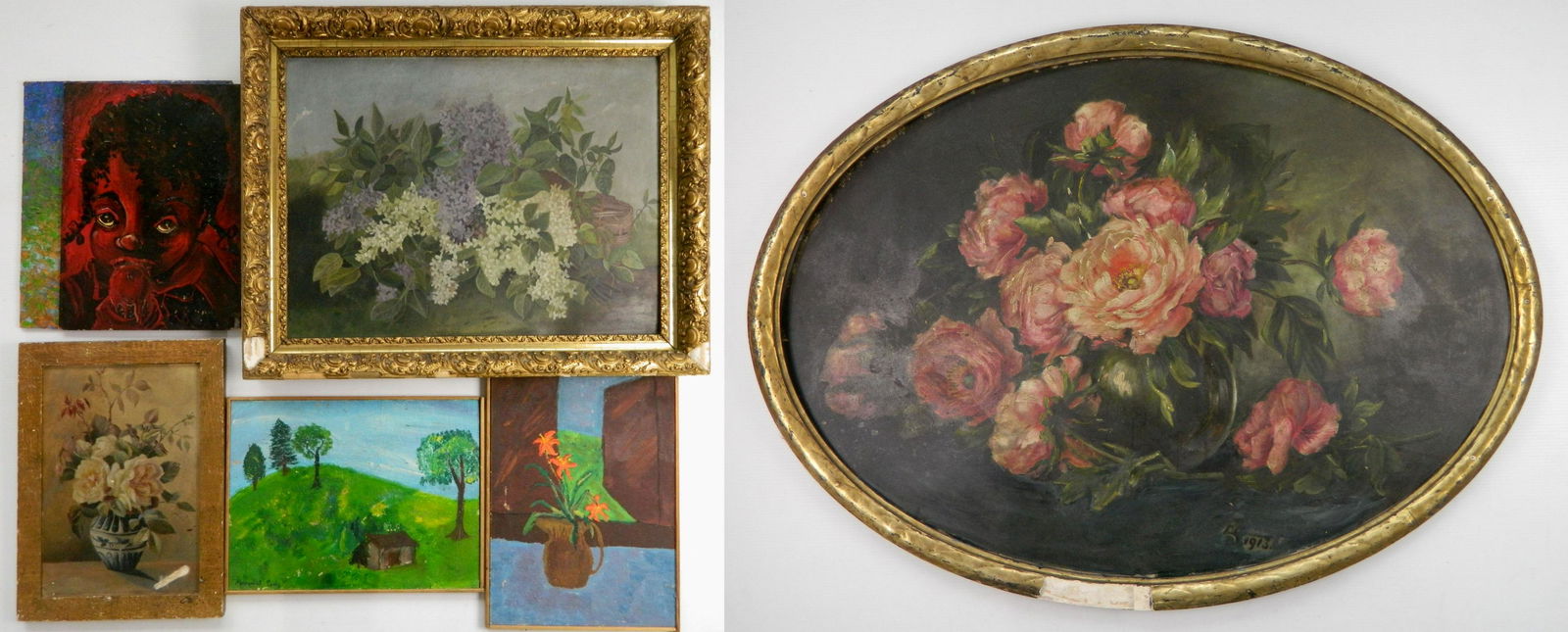 7 Oil paintings (1 of 5)