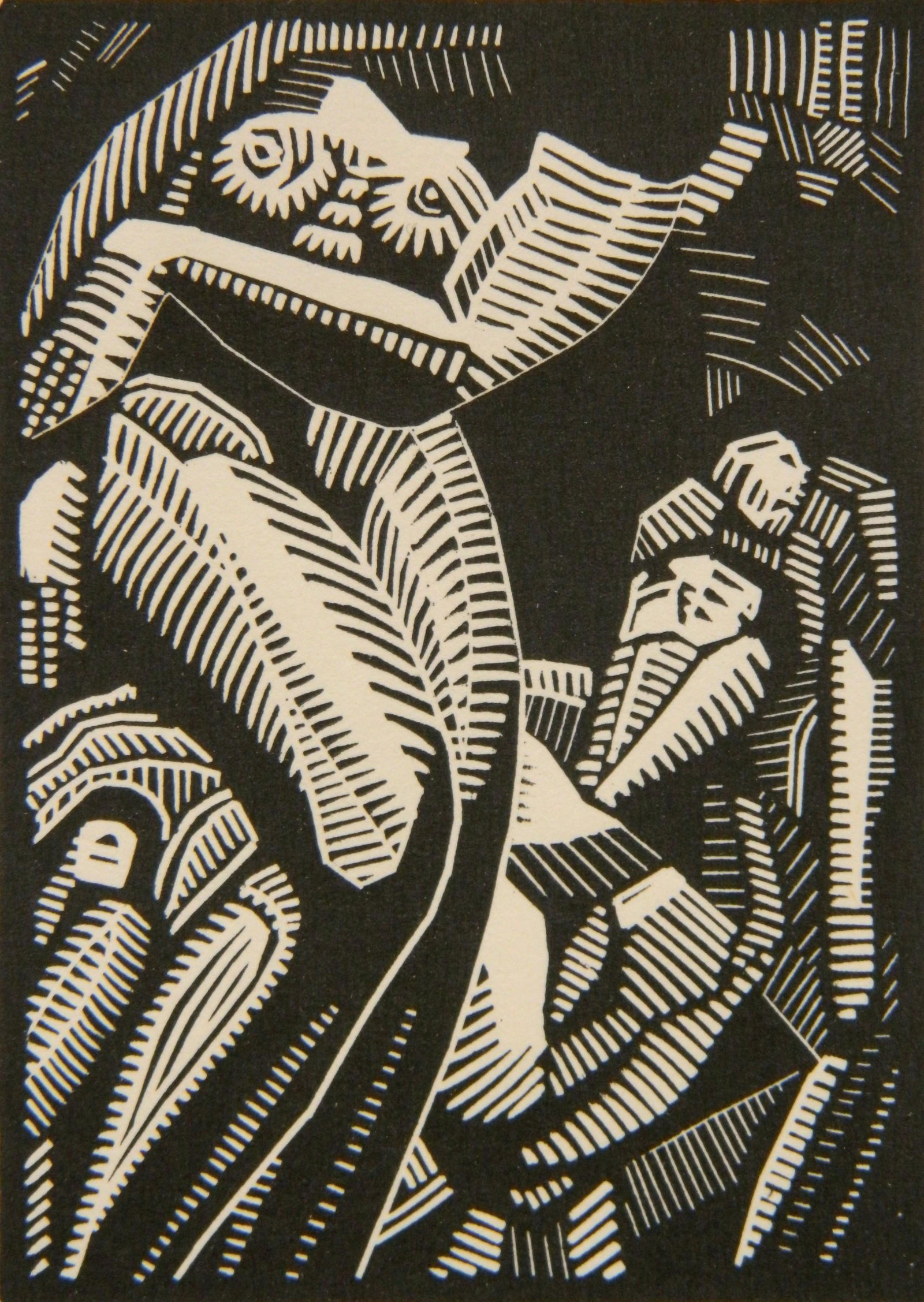 John J. A. Murphy woodcut: John J. A. Murphy (American 1888-1967)- Female Nude- woodcut, signed in pencil, tipped to mat in top two corners otherwise very good condition. 3 3/8 x 2 3/8''
