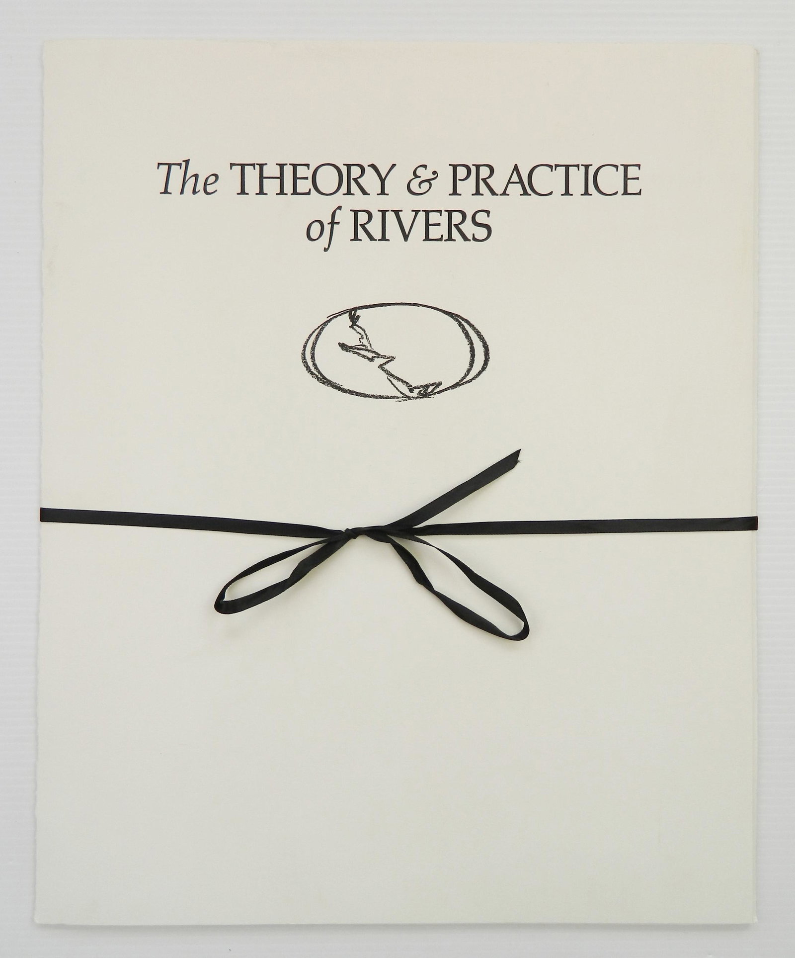 Russell Chatham suite of 5 prints: Russell Chatham (American 1939- )- ''The Theory and Practice of Rivers''- suite of 5 relief prints, 1986, all initialed, dated and numbered 1/175 in pencil, in original paper wraps, very good conditio
