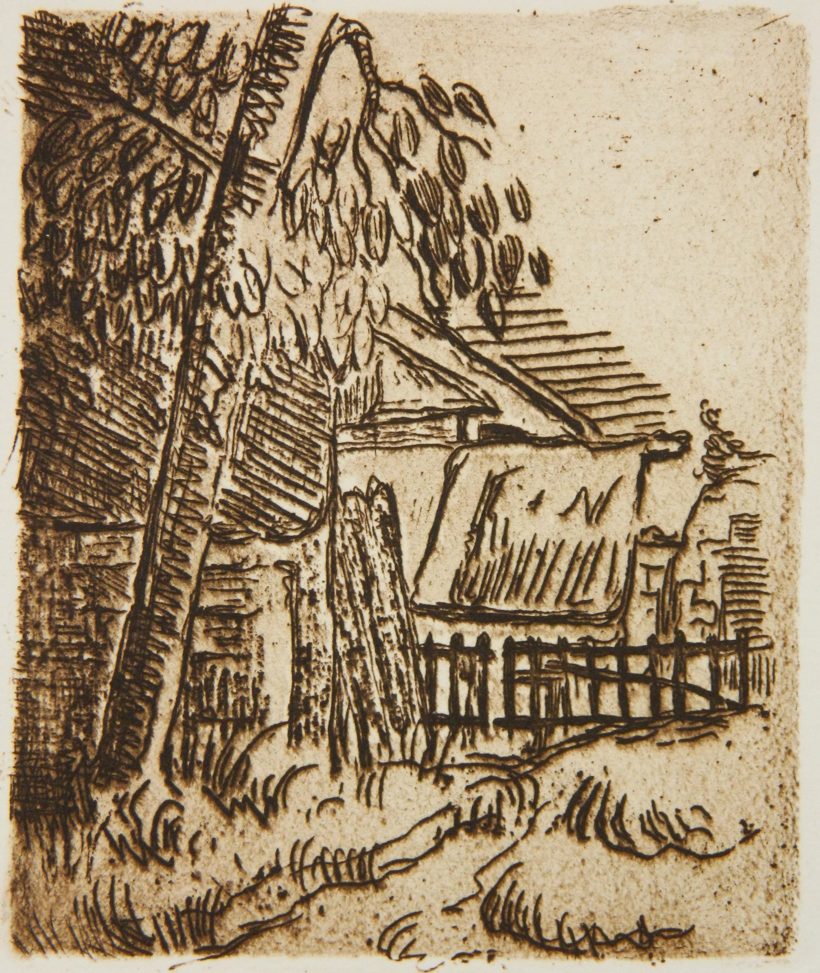 Paul Cezanne etching (1 of 3)