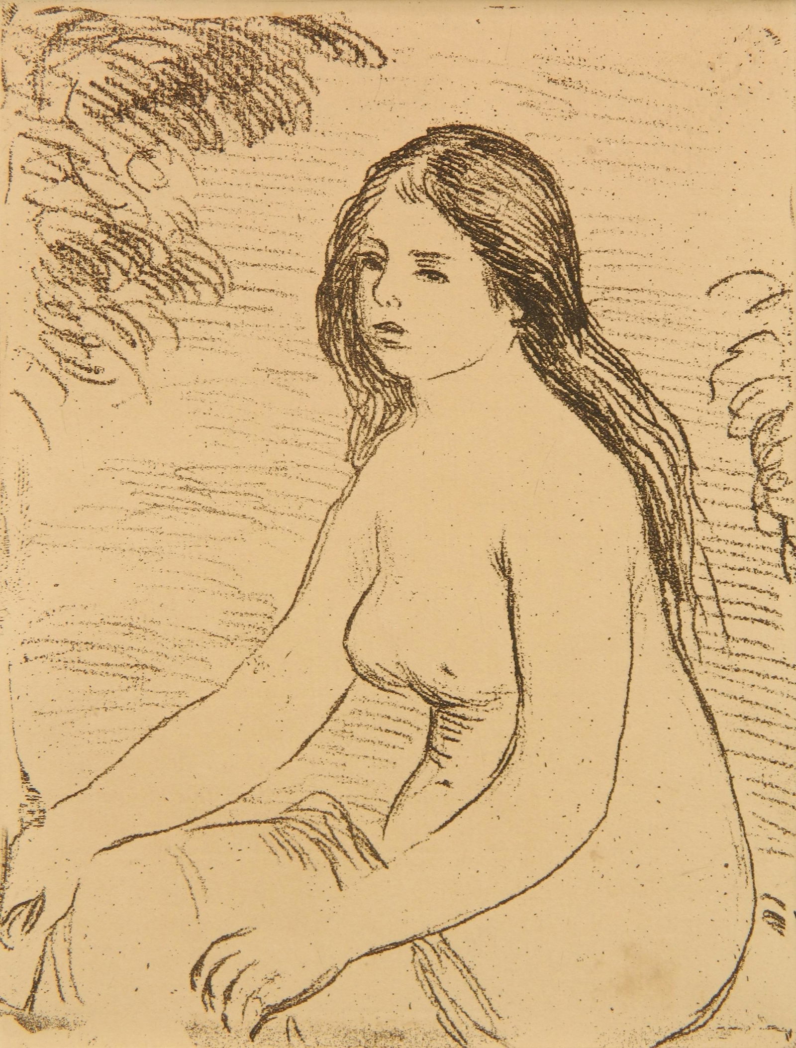 Pierre-Auguste Renoir etching (1 of 3)