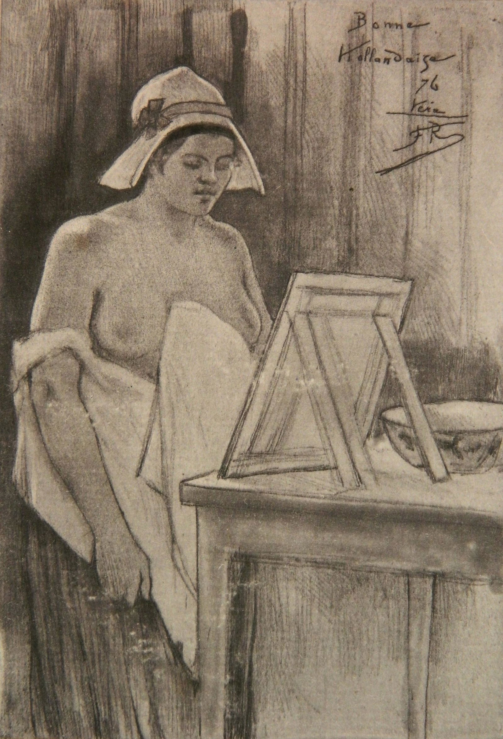 Felicien Rops etching (1 of 3)