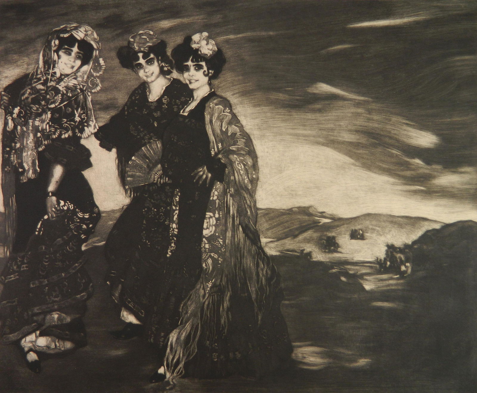 after I. Zuloaga y Zabaleta etching (1 of 4)