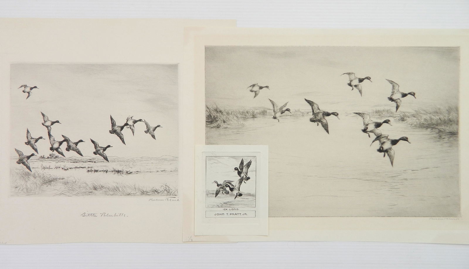 3 Roland Clark etchings (1 of 7)