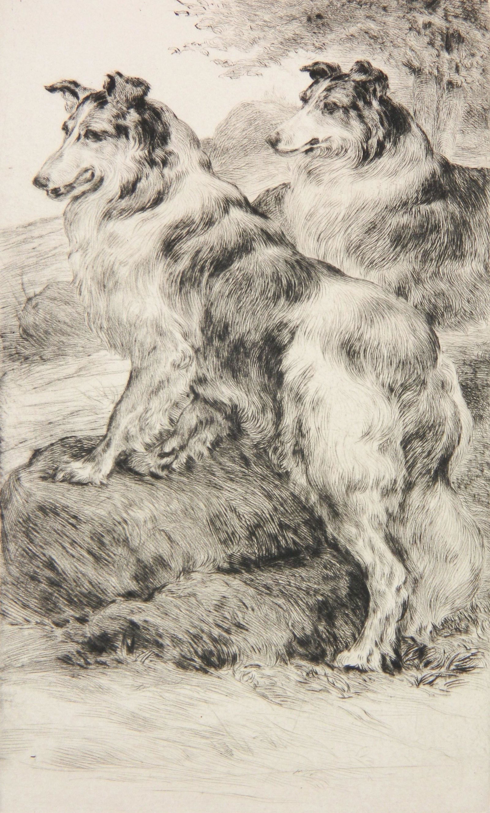 Edmund Osthaus etching (1 of 4)